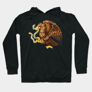 Eagle with snake. Hoodie